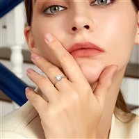 Anello Gaurosa Donna Fantasy in Argento Moissanite MSR-037 - MSR-037_15